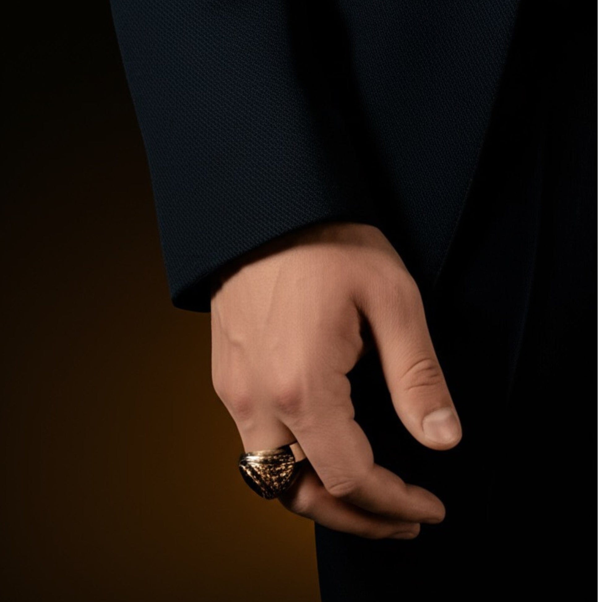 Royal Series - MYSTIC FORGE RING - Pure Stainless Steel Men’s Rose Gold-Plated Ring – Statement Luxury Jewelry (Size : 19-22-23) — Rings for Men | THE MEN THING