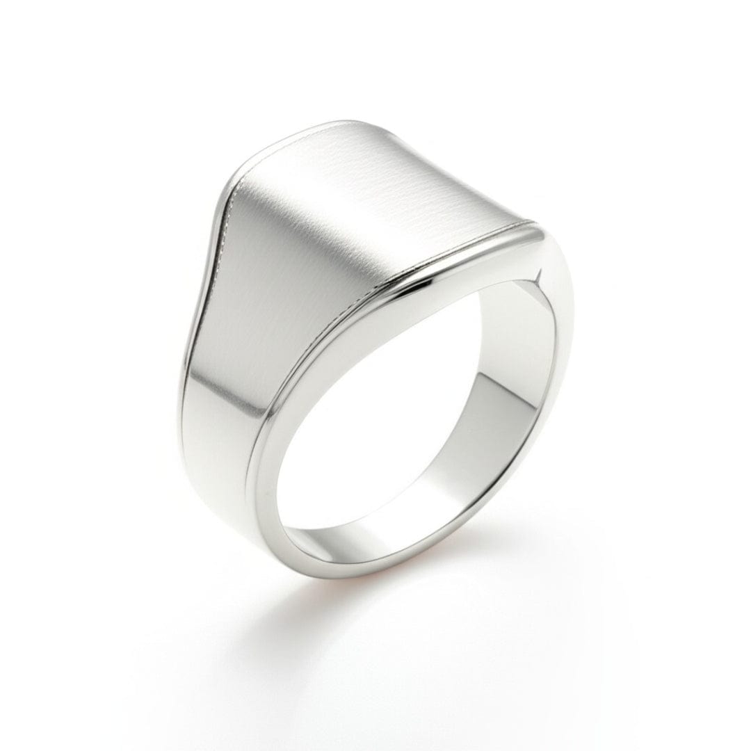 Royal Series - PRESTORA RING - Pure Stainless Steel Men’s Steel-Plated Ring – Statement Luxury Jewelry (Size : 16-19-22-24) - THE MEN THING
