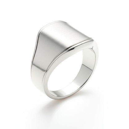 Royal Series - PRESTORA RING - Pure Stainless Steel Men’s Steel-Plated Ring – Statement Luxury Jewelry (Size : 16-19-22-24) - THE MEN THING