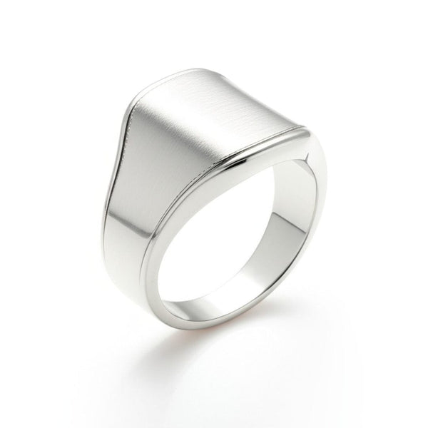 ENGRAVED - Royal Series - PRESTORA RING - Pure Stainless Steel Men’s Steel-Plated Ring – Statement Luxury Jewelry (Size : 16-19-22-24)