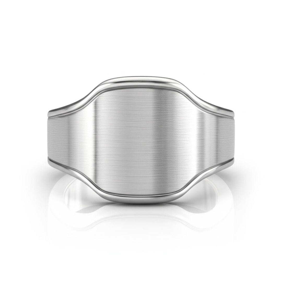 Royal Series - PRESTORA RING - Pure Stainless Steel Men’s Steel-Plated Ring – Statement Luxury Jewelry (Size : 16-19-22-24) - THE MEN THING