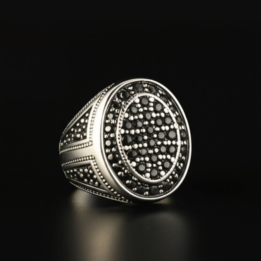 Royal Series - RAGNAR VALOR RING - Pure Stainless Steel Men’s Steel-Plated Ring – Statement Luxury Jewelry (Size : 19-22) — Rings for Men | THE MEN THING