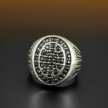 Royal Series - RAGNAR VALOR RING - Pure Stainless Steel Men’s Steel-Plated Ring – Statement Luxury Jewelry (Size : 19-22) — Rings for Men | THE MEN THING