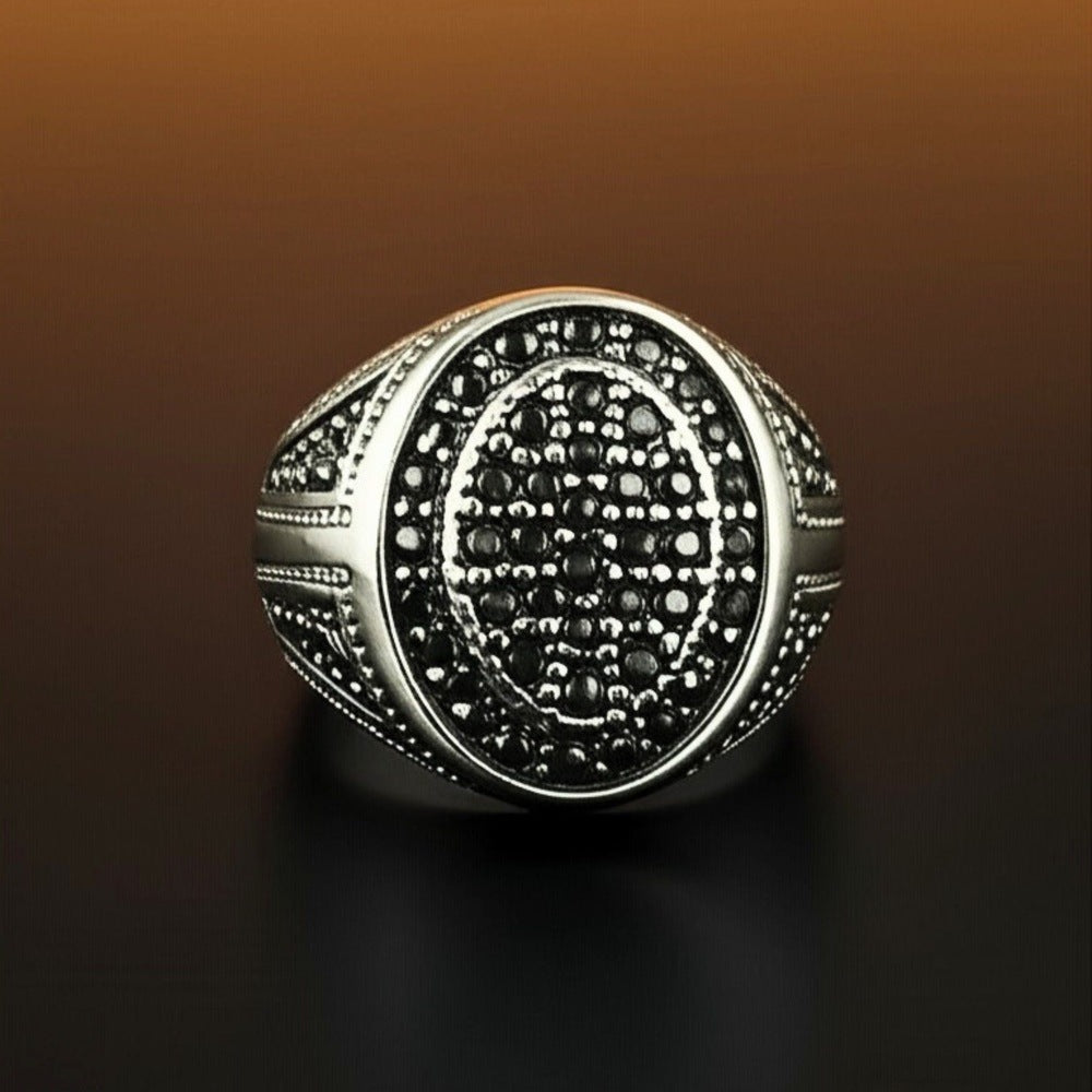 Royal Series - RAGNAR VALOR RING - Pure Stainless Steel Men’s Steel-Plated Ring – Statement Luxury Jewelry (Size : 19-22) — Rings for Men | THE MEN THING