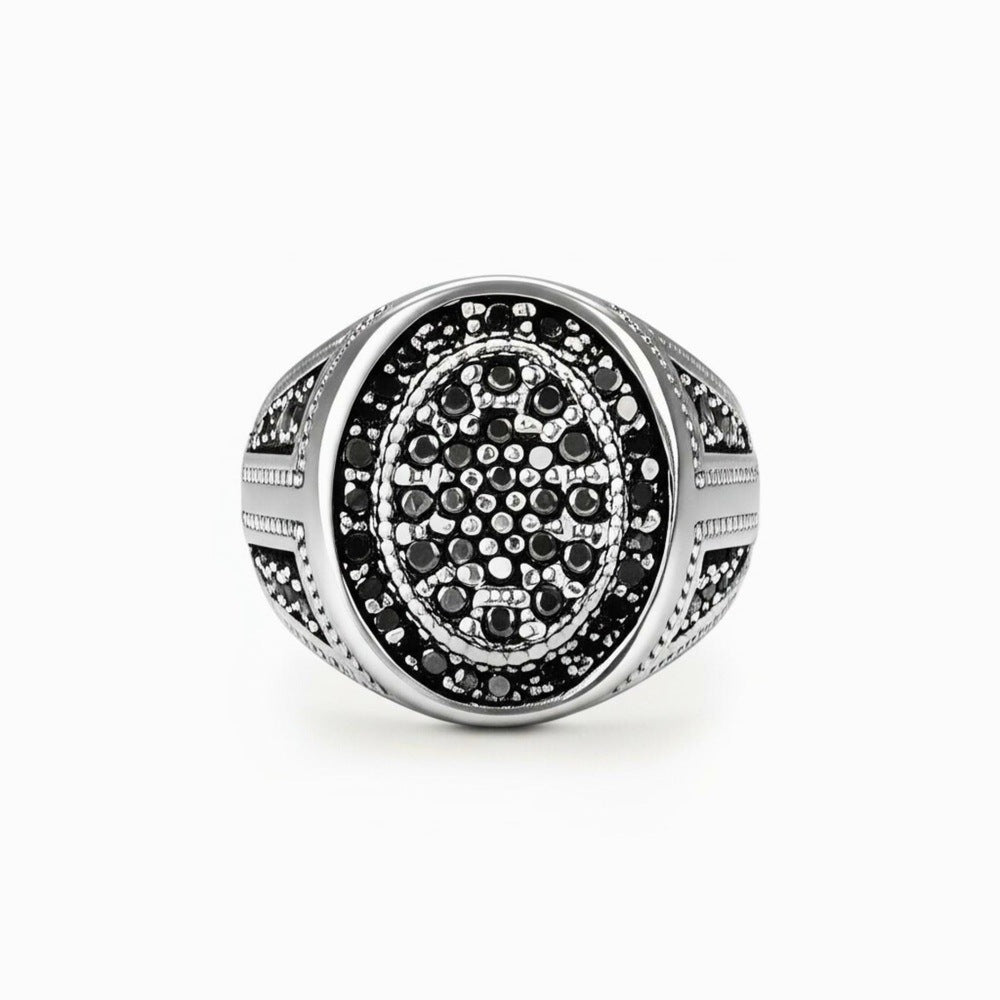 Royal Series - RAGNAR VALOR RING - Pure Stainless Steel Men’s Steel-Plated Ring – Statement Luxury Jewelry (Size : 19-22) — Rings for Men | THE MEN THING