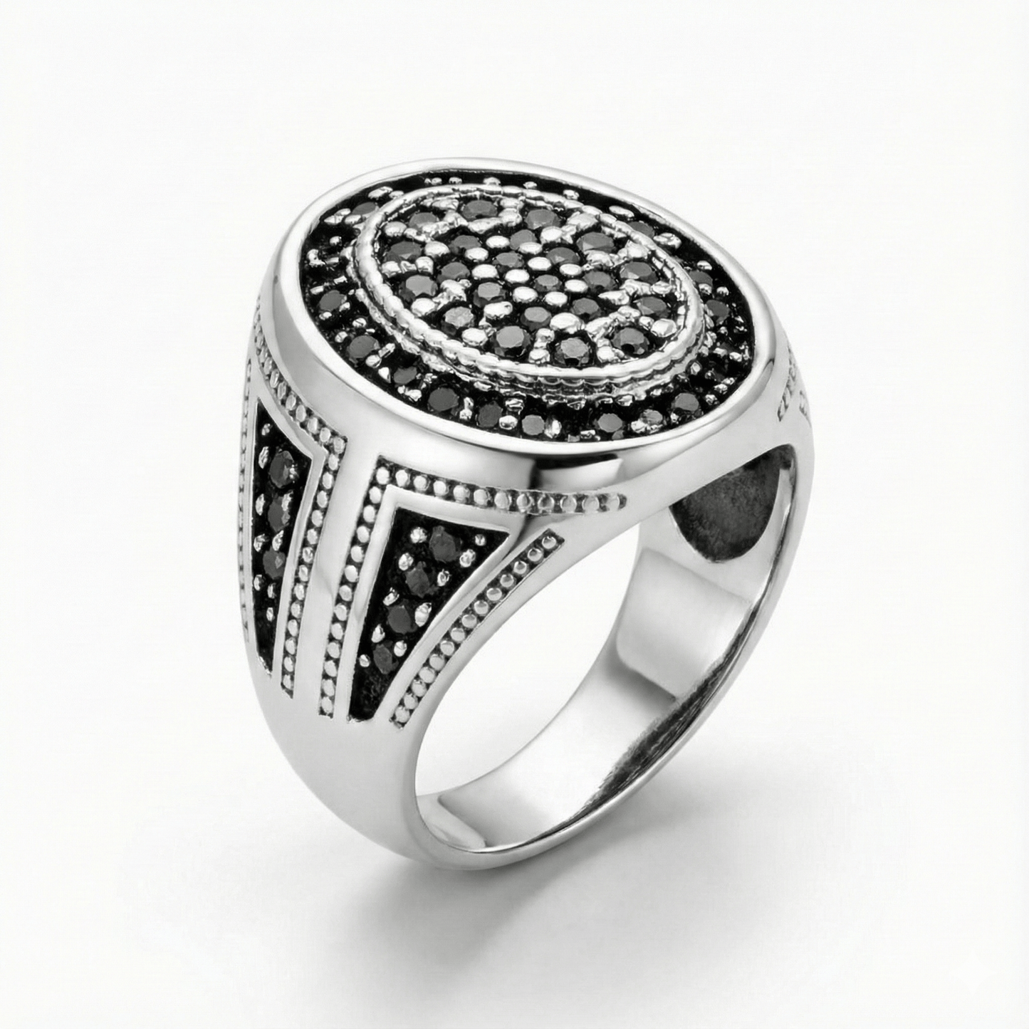 Royal Series - RAGNAR VALOR RING - Pure Stainless Steel Men’s Steel-Plated Ring – Statement Luxury Jewelry (Size : 19-22) — Rings for Men | THE MEN THING