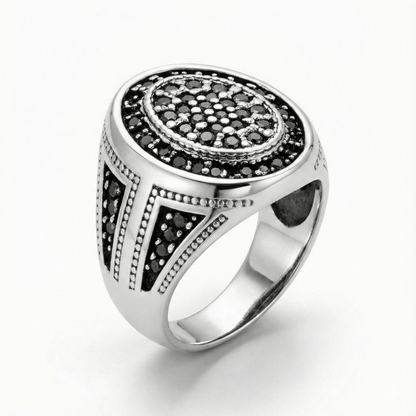 Royal Series - RAGNAR VALOR RING - Pure Stainless Steel Men’s Steel-Plated Ring – Statement Luxury Jewelry (Size : 19-22) — Rings for Men | THE MEN THING