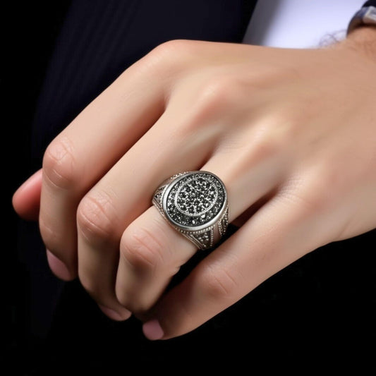 Royal Series - RAGNAR VALOR RING - Pure Stainless Steel Men’s Steel-Plated Ring – Statement Luxury Jewelry (Size : 19-22) — Rings for Men | THE MEN THING