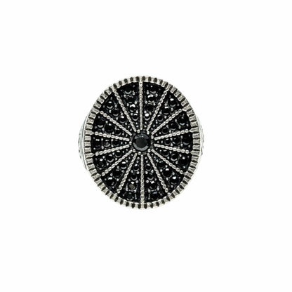 Royal Series - SHADOW SUN RING - Pure Stainless Steel Men’s Steel-Plated Ring – Statement Luxury Jewelry (Size : 15-16-17-18-21-22-26-27) — Rings for Men | THE MEN THING