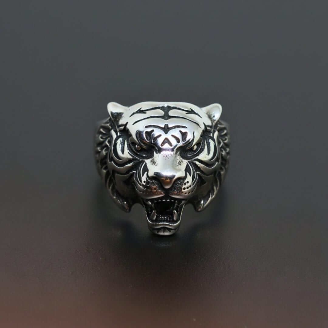 Buy Tiger Fang Ring for Men — Steel Statement Ring | TMT – THE MEN