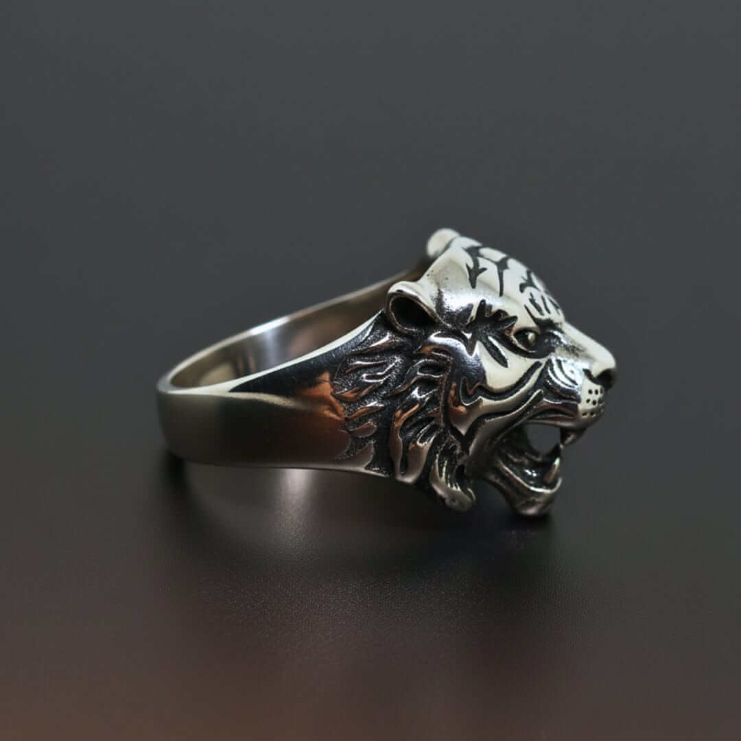 Buy Tiger Fang Ring for Men — Steel Statement Ring | TMT – THE MEN
