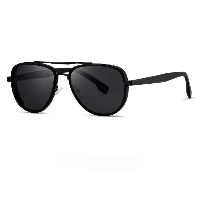 S15101 AURIX SHADES HD Polarized Sunglasses for Men - UV400 Protection, Stainless Steel Frame - THE MEN THING