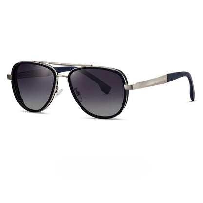 S15101 AURIX SHADES HD Polarized Sunglasses for Men - UV400 Protection, Stainless Steel Frame - THE MEN THING