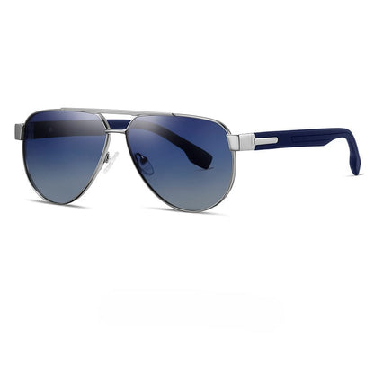 S15105 MIRAGE GLARE HD Polarized Sunglasses for Men - UV400 Protection, Stainless Steel Frame - THE MEN THING