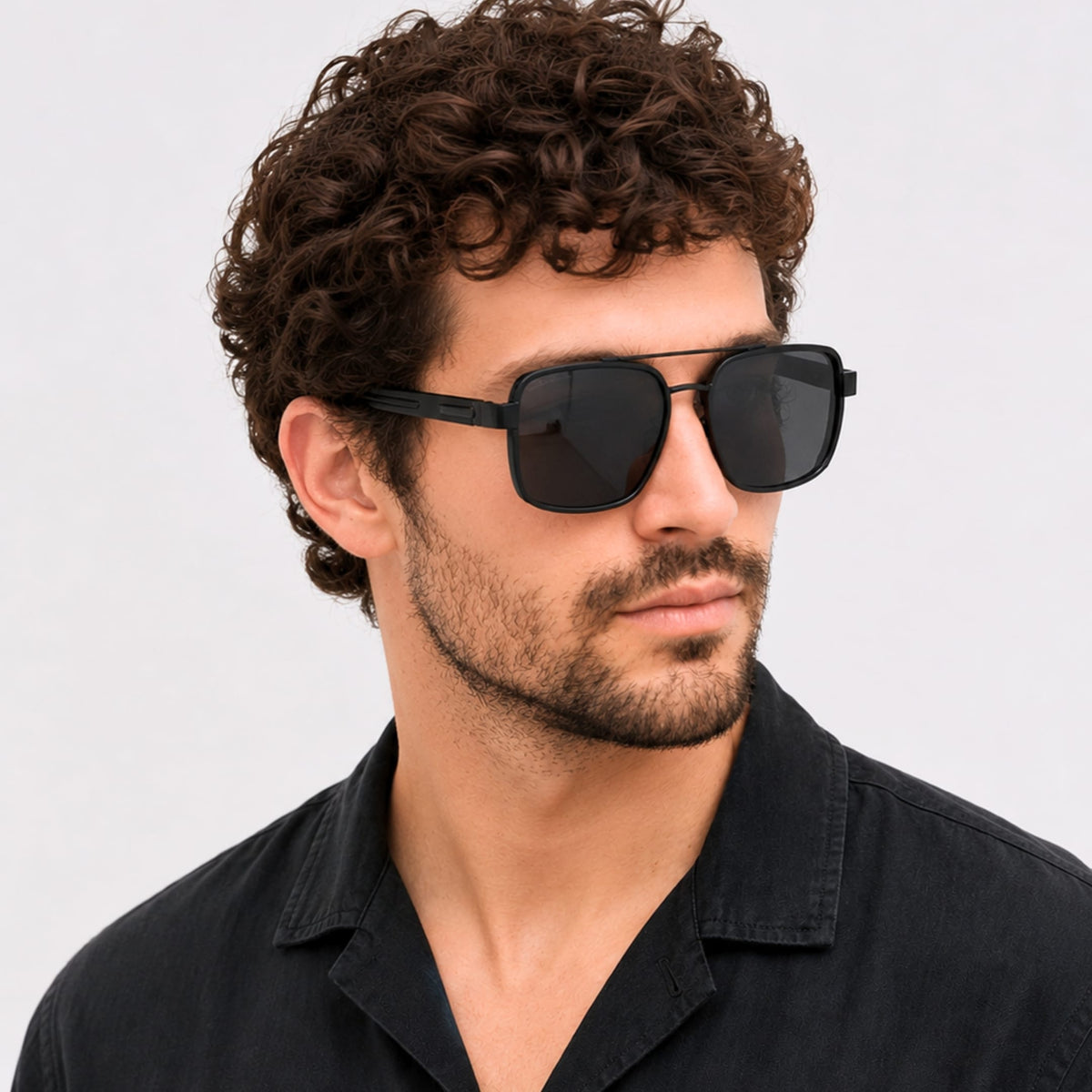 S15106 BOLD MERIDIAN HD Polarized Sunglasses for Men - UV400 Protection, Stainless Steel Frame — Sunglasses for Men | THE MEN THING