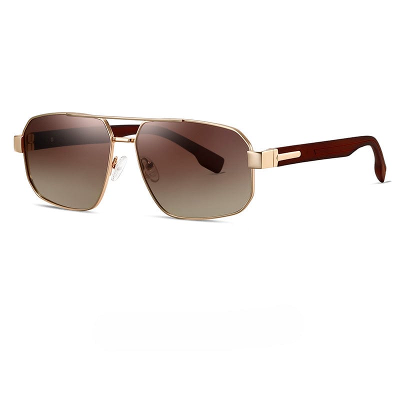 S15107 TACTICAL EDGE HD Polarized Sunglasses for Men - UV400 Protection, Stainless Steel Frame - THE MEN THING