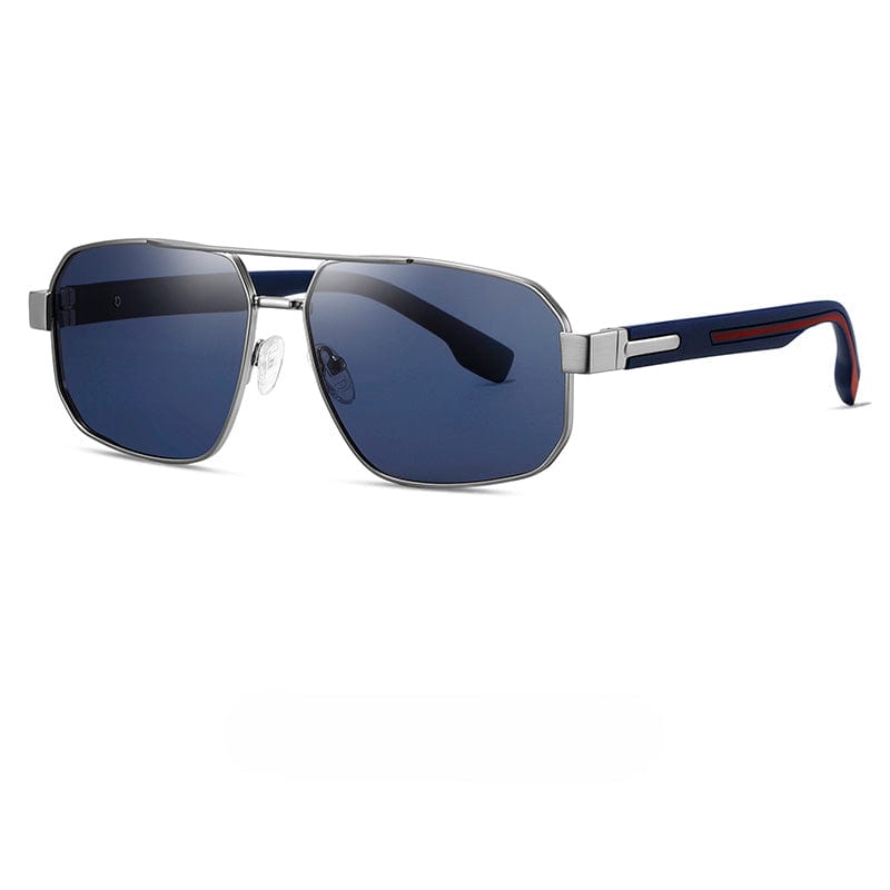 S15107 TACTICAL EDGE HD Polarized Sunglasses for Men - UV400 Protection, Stainless Steel Frame - THE MEN THING