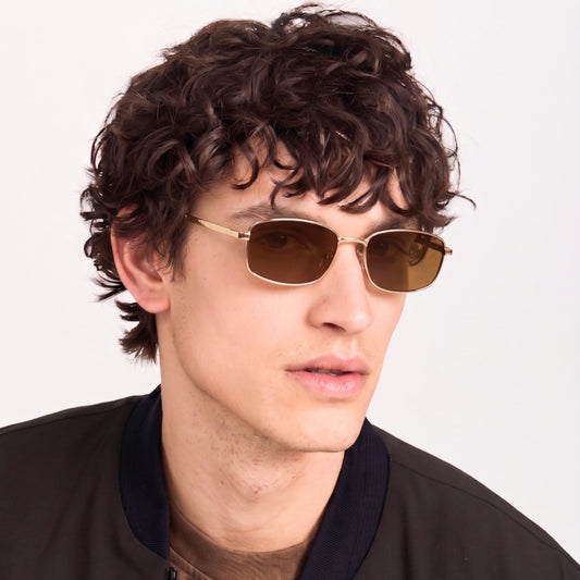 S15108 GRIDLINE SERIES HD Polarized Sunglasses for Men - UV400 Protection, Stainless Steel Frame - THE MEN THING