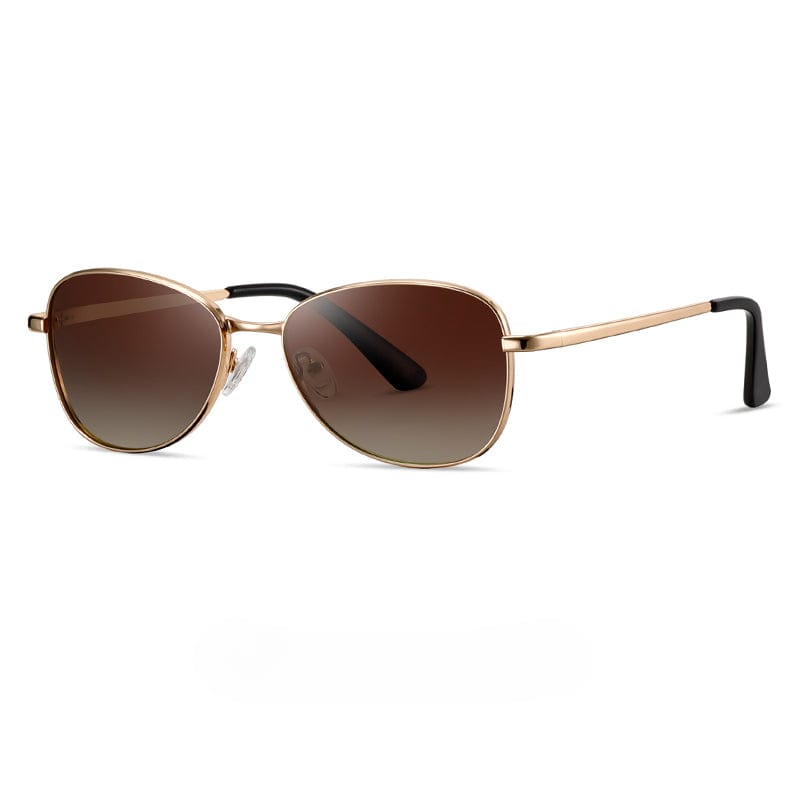 S15110 BRONZE WHIRL HD Polarized Sunglasses for Men - UV400 Protection, Stainless Steel Frame - THE MEN THING