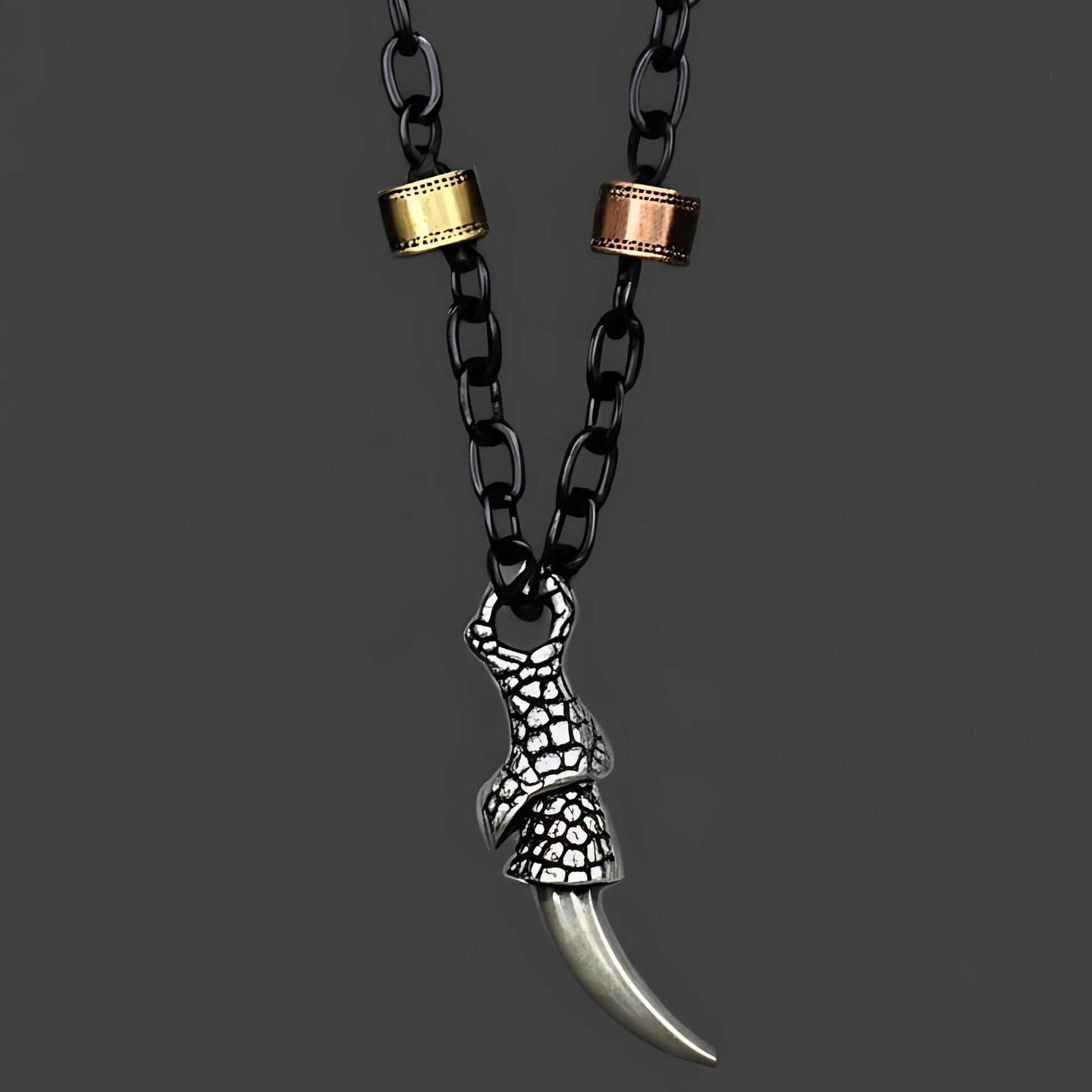 SAVAGE CLAW - Pure Titanium Steel Pendant with 23inch Chain for Men & Boys - THE MEN THING