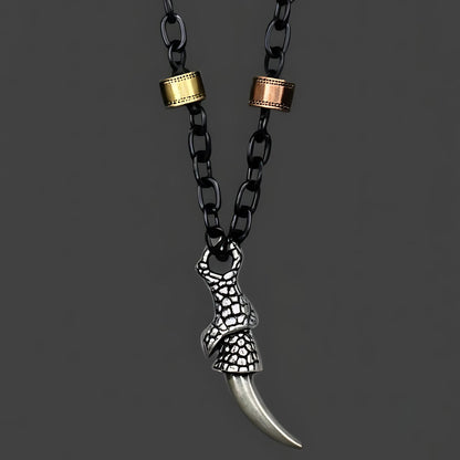 SAVAGE CLAW - Pure Titanium Steel Pendant with 23inch Chain for Men & Boys - THE MEN THING