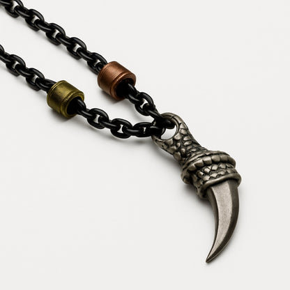 SAVAGE CLAW - Pure Titanium Steel Pendant with 23inch Chain for Men & Boys - THE MEN THING