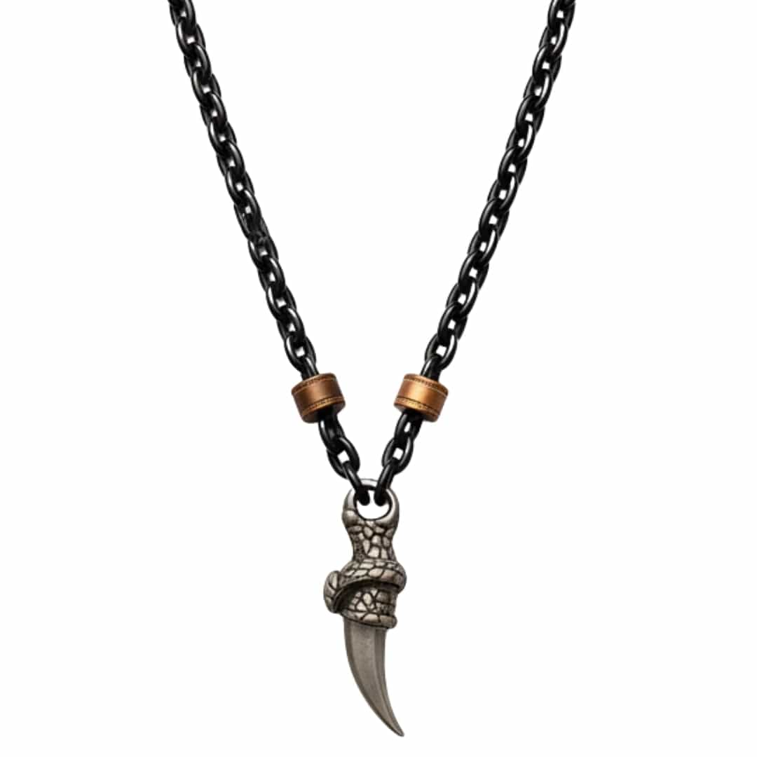 SAVAGE CLAW - Pure Titanium Steel Pendant with 23inch Chain for Men & Boys - THE MEN THING