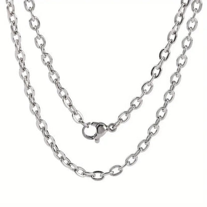 SAVIEN - 7mm Chain Pure Stainless Steel 23inch for Men & Boys - THE MEN THING