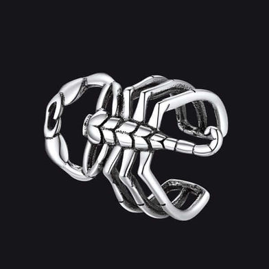 SCORPION STINGER - Non Piercing Earring – Pure Stainless Steel for Men and Boys (2 Pcs)