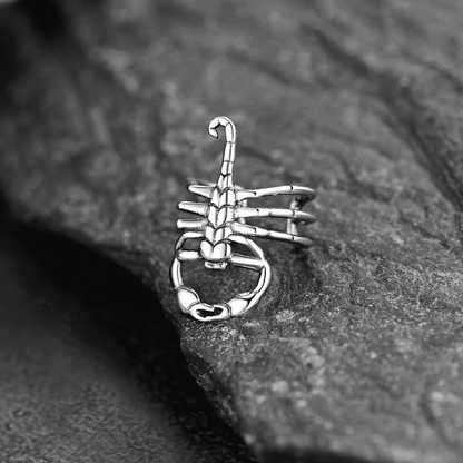 SCORPION STINGER - Non Piercing Earring – Pure Stainless Steel for Men and Boys (2 Pcs) - THE MEN THING