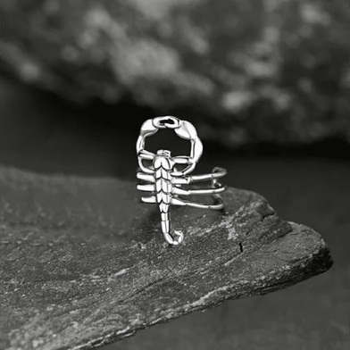 SCORPION STINGER - Non Piercing Earring – Pure Stainless Steel for Men and Boys (2 Pcs)