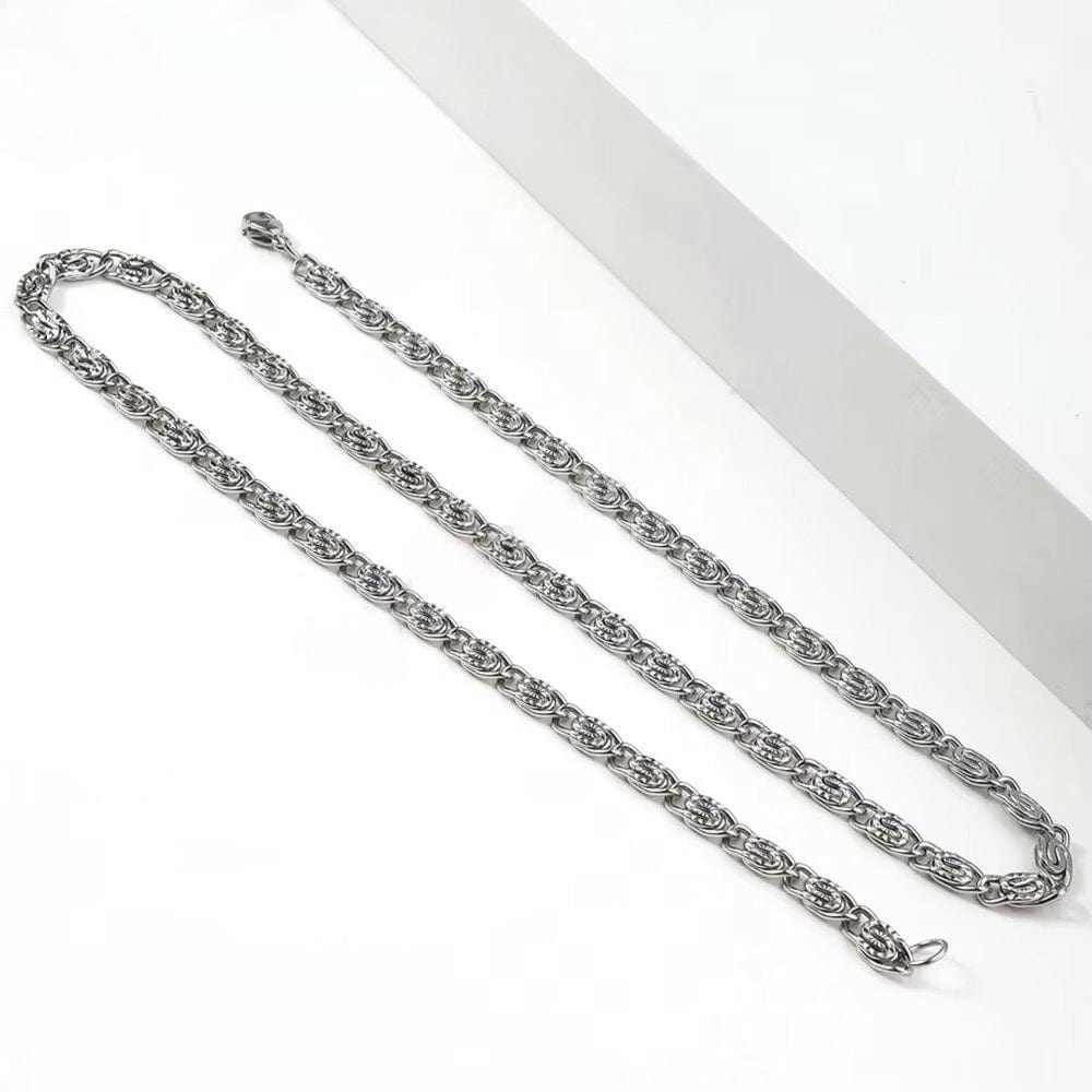 SCULPT LOOP - 5mm Chain Pure Stainless Steel 23inch for Men & Boys - THE MEN THING