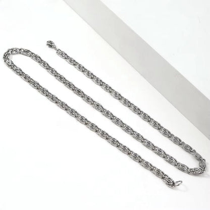 SCULPT LOOP - 5mm Chain Pure Stainless Steel 23inch for Men & Boys - THE MEN THING