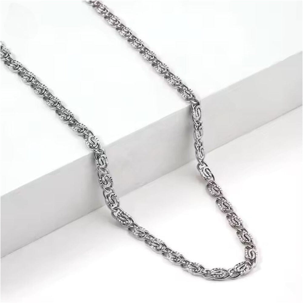 SCULPT LOOP - 5mm Chain Pure Stainless Steel 23inch for Men & Boys - THE MEN THING