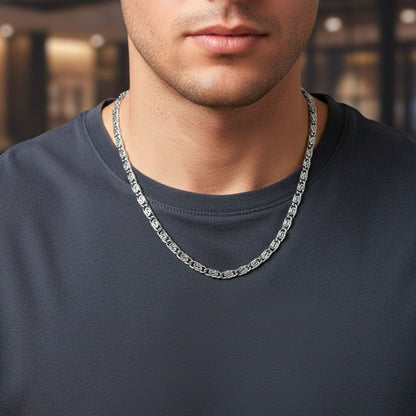 SCULPT LOOP - 5mm Chain Pure Stainless Steel 23inch for Men & Boys - THE MEN THING