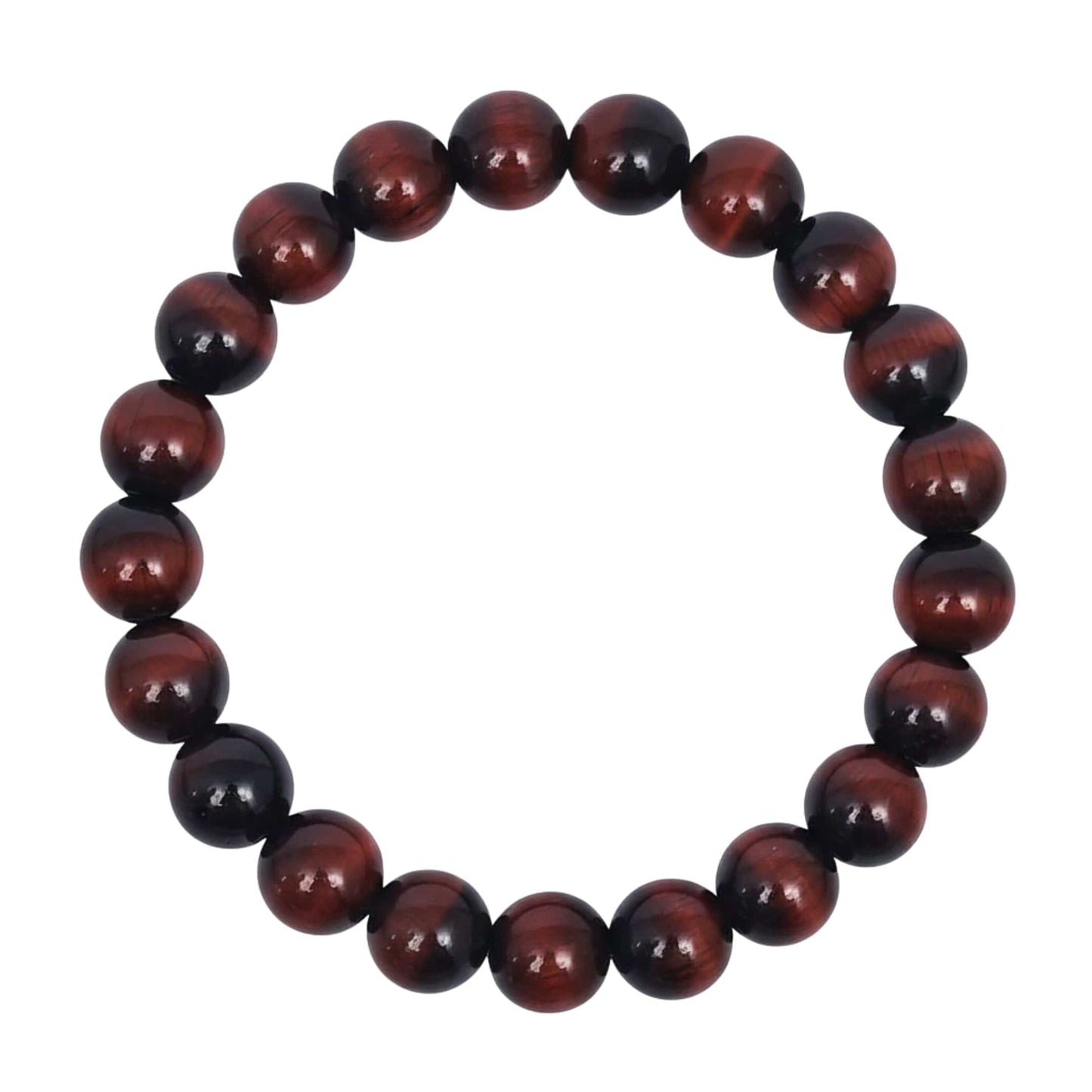 SENDAN - 12mm Beads Bracelet with Natural Stone - Adjustable Bracelet - THE MEN THING