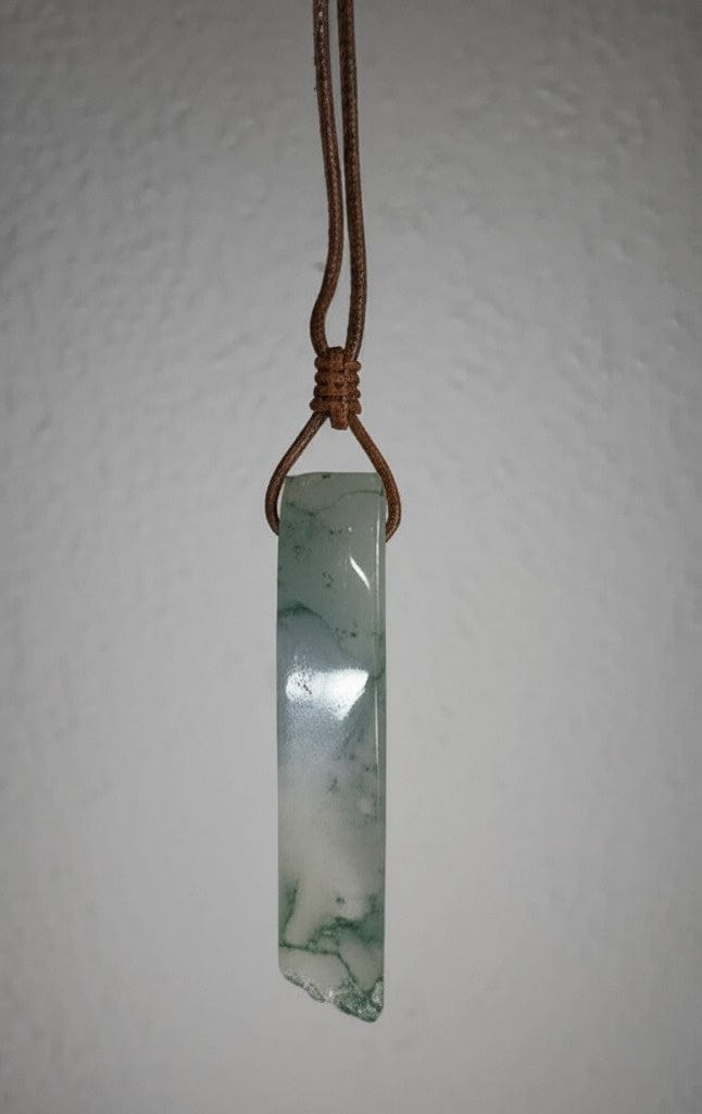 SERENITY MYSTIC STONE - Natural Crystal Unshaped Pendant with Adjustable Rope Chain for Men and Boys - THE MEN THING