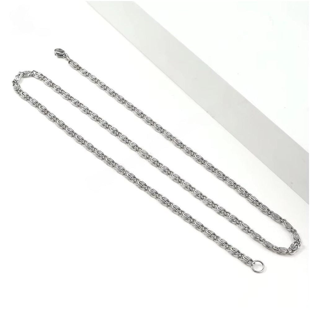 SEREON LOOP - 5mm Chain Pure Stainless Steel 23inch for Men & Boys - THE MEN THING