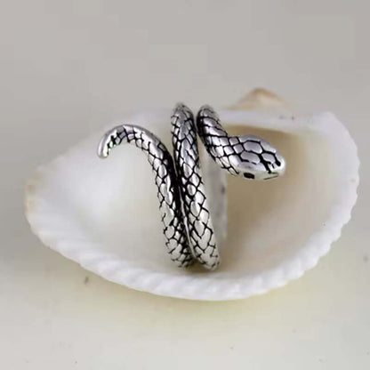SERPENTINE  Titanium Steel Ring for Men and Boys (Size-21) - THE MEN THING
