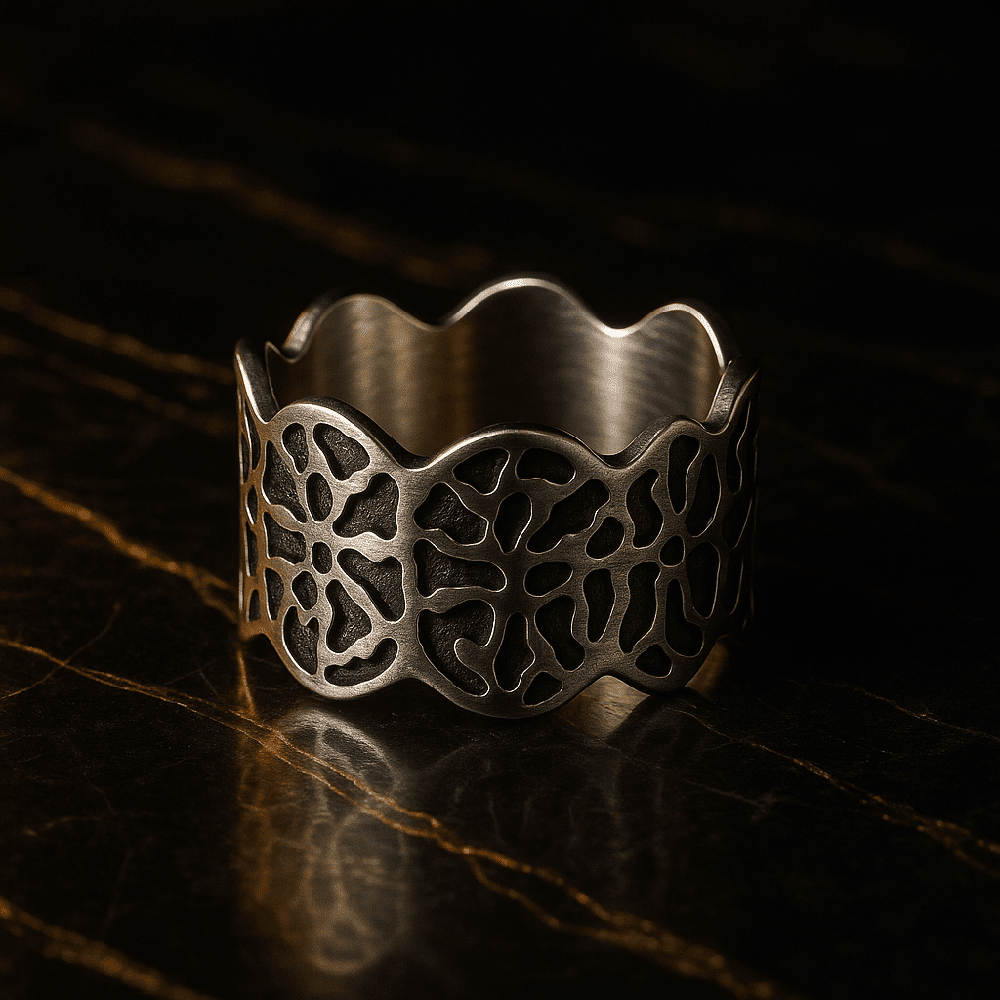 SHADOW CROWN RING - Pure Stainless Steel Men’s Steel-Plated Ring – Statement Luxury Jewelry (Size : 17-22-29) — Rings for Men | THE MEN THING