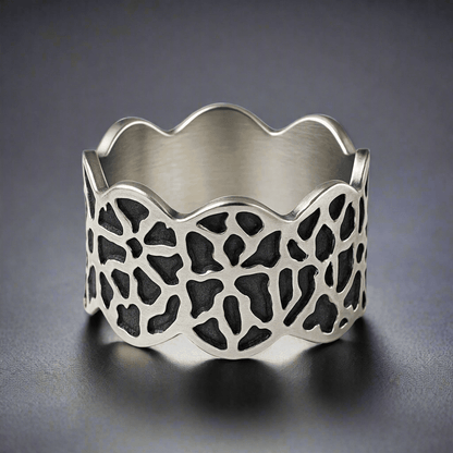 SHADOW CROWN RING - Pure Stainless Steel Men’s Steel-Plated Ring – Statement Luxury Jewelry (Size : 17-22-29) — Rings for Men | THE MEN THING