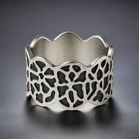 SHADOW CROWN RING - Pure Stainless Steel Men’s Steel-Plated Ring – Statement Luxury Jewelry (Size : 17-22-29) — Rings for Men | THE MEN THING