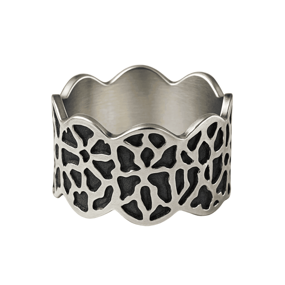 SHADOW CROWN RING - Pure Stainless Steel Men’s Steel-Plated Ring – Statement Luxury Jewelry (Size : 17-22-29) — Rings for Men | THE MEN THING