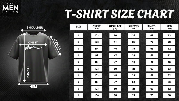 SIGNATURE WAVE Oversized T-Shirt – Black