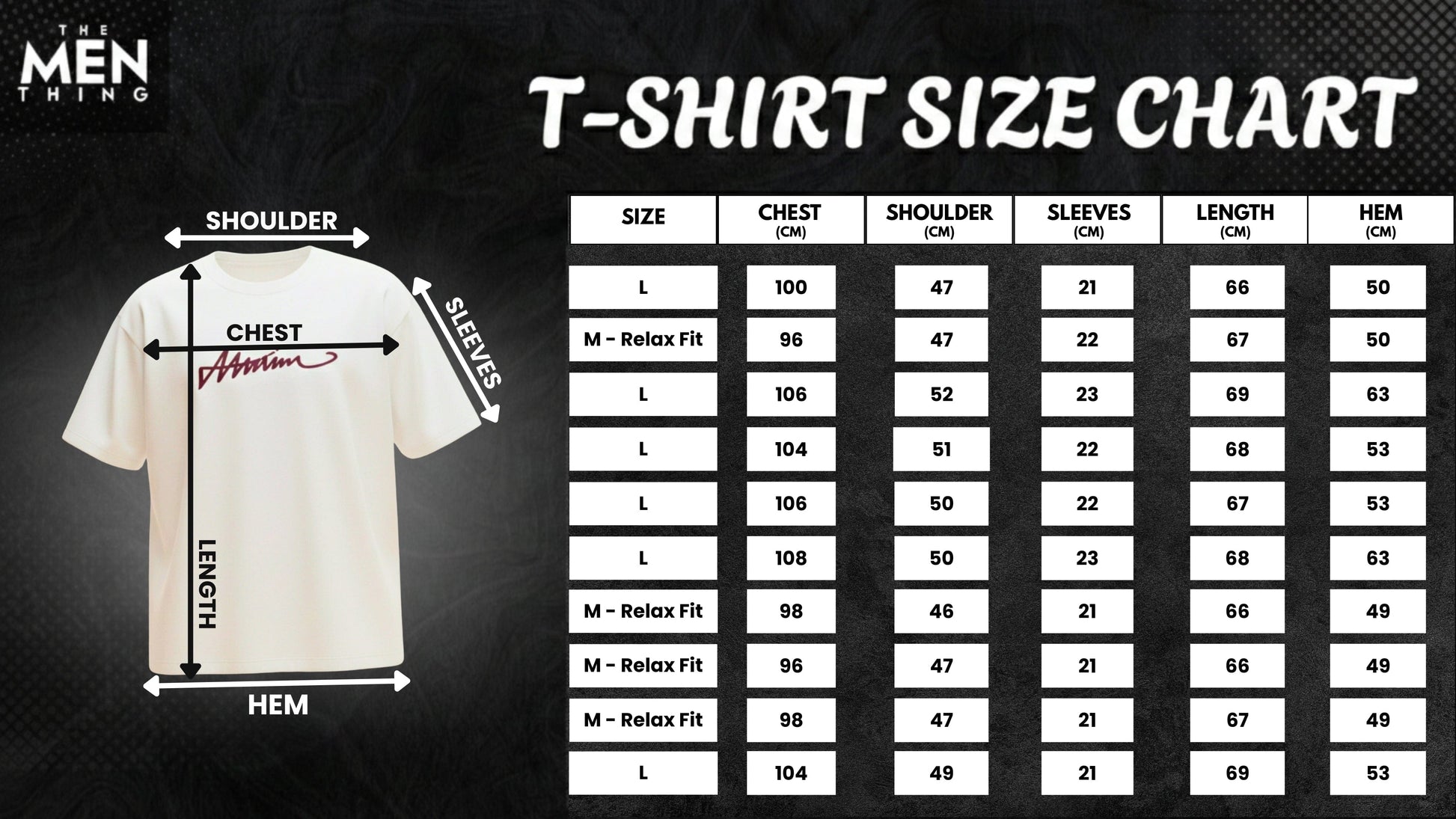 SIGNATURE WAVE Oversized T-Shirt – White - THE MEN THING