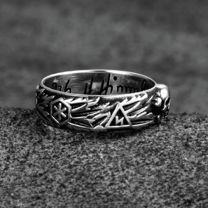 SKULL HEAD - Copper Ring for Men and Boys (Size-22) - THE MEN THING