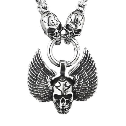 SKULLWING SOVEREIGN - 24inch Pure Stainless Steel European trending Style Chain for Men & Boy - THE MEN THING