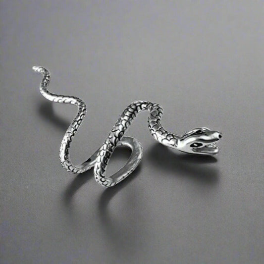 SNAKE TWIST - Alloy Adjustable Ear Cuff for Men & Boys (2 Pcs) - THE MEN THING