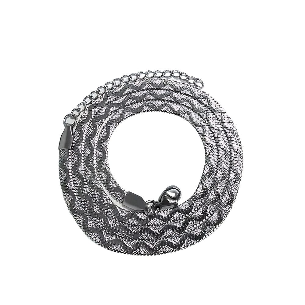 SNAKESKIN LUXE - 4mm Chain Pure Stainless Steel 21inch for Men & Boys - THE MEN THING