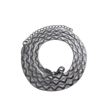SNAKESKIN LUXE - 4mm Chain Pure Stainless Steel 21inch for Men & Boys - THE MEN THING